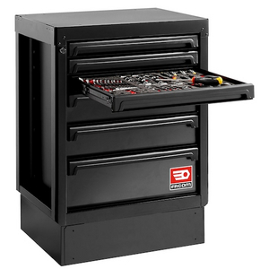 FACOM KAST LAAG ZWART MET 6 LADES RWS2 RWS2-MBS6TBS