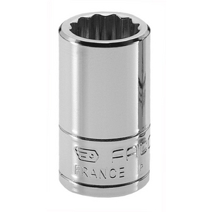 DOUILLE 1/4 12 PANS DE 13MM - R.13E - (UC5)