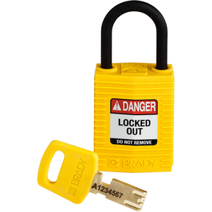 LUCCHETTO SAFEKEY â COMPATTI 150181 CPT-YLW-25PL-KD