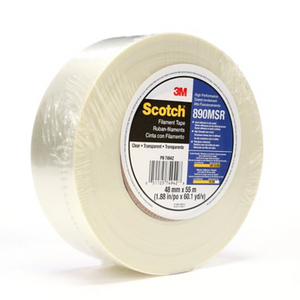 3M SCOTCH VERSTERKTE TAPE 890MSR TRANSP. 25MMX50MTR 89025