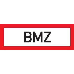 3110029595 Brandsch-Schild Fol BMZ 297x105mm