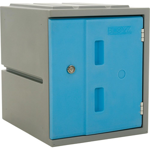 3110018640 Kunststoff-Schließfach 450 mm, Tür blau
