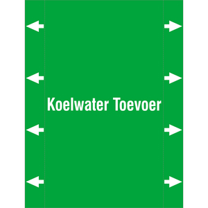 BRADY LEIDINGMERKER 160X210 KOELWATER TOEVOER