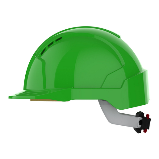 Casque Chantier EVOLite® - Porte Badge - Serrage Crémaillère Blanc