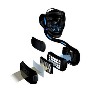 VERSAFLO ELMETTO M-307 CON M ADFLO RESPIRATORE ELETTROVENTILATO 7100166694