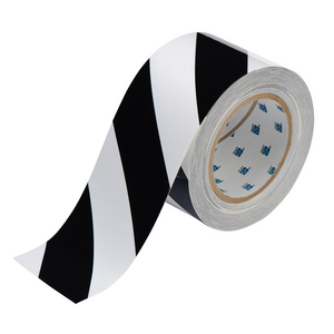 PACK 1 TOUGHSTRIPE FLOOR MARKING TAPE 104349-BK/WT FLOOR TAPE 76,2 X 30