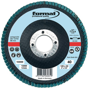 9882890060 Schleifmopteller Kunstha. 125mm K 60 gew