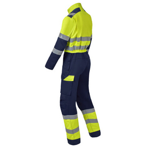 HAVEP OVERALL MULTI PROT. 20433 MARINE/FLUO GEEL MT 60