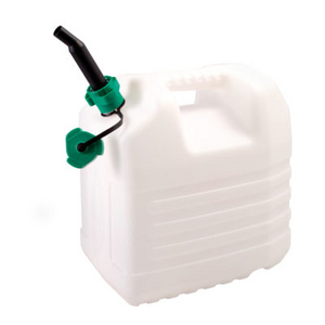 JERRICAN ALIMENTAIRE PLASTIQ.20L BEC VERSE. RIGIDE SANS ROBINET