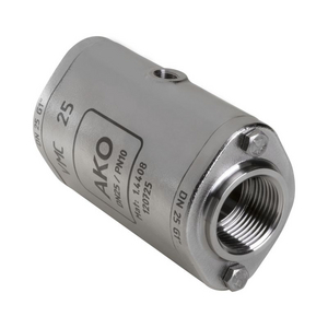 VANNE A MANCHON SERIE VMC DN25 G1/8 - INOX - 5,5BAR - 90 C