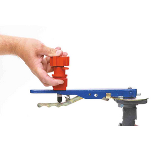 SISTEMA DI CHIUSURA UNIVERSALE GRANDE PER VALVOLE BASE CON CAVO INGUAINATO E BRACCIO 051392 LARGE UNIV VALVE LOCKOUT W/ARM & 8' CABL