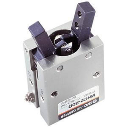 MHC2-20D Doppeltwirkender Pneumatischer Robotergreifer – Winkelstil, Aluminium, 1 Stück, Für Industriegreifer