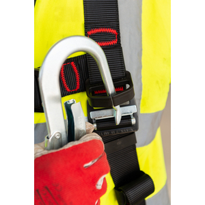 IMBRACATURA DI SICUREZZA PER ARRESTO CADUTA CON CINTURA COMFORT POSIZIONAMENTO, NERO, M/L 7100207437