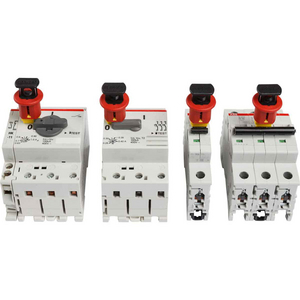 SISTEMI DI BLOCCAGGIO PER INTERRUTTORI MODULARI Â COLLEGAMENTI IN USCITA GRANDI (ABB MS325) 149434 CIRCUIT BREAKER LOCKOUT - ABB MS325 6PK