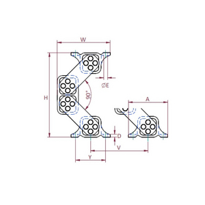 SUPPORT OSCILLANT CH6-80 COMPAS ELASTIQUE