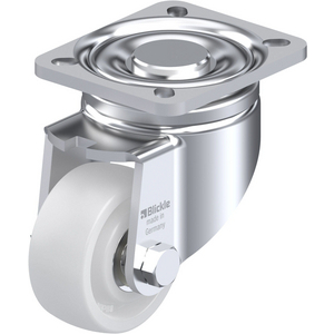 ROULETTE PIVOT. 300KG D. 75MM AC BAND.POLYA 32MM MOY BILLE