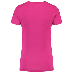 TRICORP T-SHIRT DAME V HALS FIT 101008 FUCHSIA MT XS