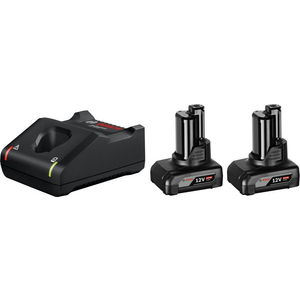 01750418, 8110200135, 1600A01B20 Akku-Starter Set 12,0V 2 x 6,0 Ah Ladegerät GAL 1240 Karton