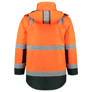 TRICORP PARKA ISO20471 403004 FLUO ORANJE/GROEN MT L