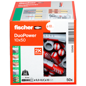 FISCHER PLUG DUOPOWER 10X50 (DS=50ST)