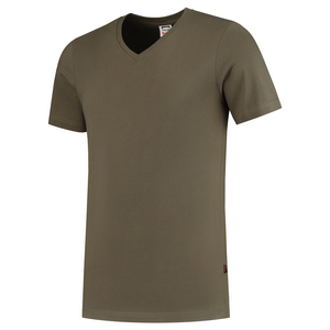 TRICORP T-SHIRT V HALS FIT 101005 LEGER MT L