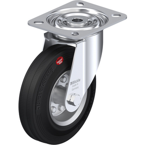 ROULETTE PIVOT. 90KG D.125MM AC BAND.CAOUT 37,5MM MOY ROULEAUX