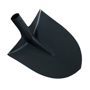 Round spade with turn-up, without handle Width cm 27