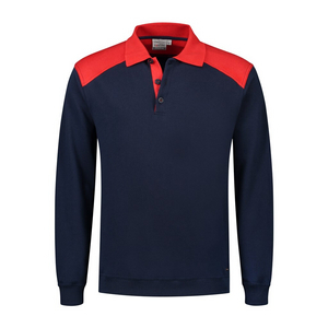 SANTINO POLOSWEATER TESLA MARINE/ROOD MT M