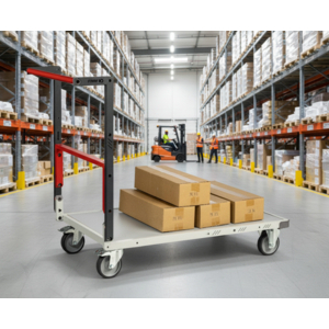 CHARIOT MONTE DOSSIER REPLIABLE 1000X600 MM PLATEAU MELAMINE