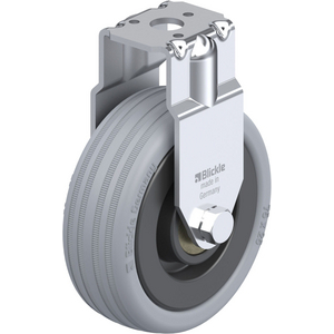 ROULETTE FIXE 60KG D. 75MM AC BAND.CAOUT 25MM MOY BILLE