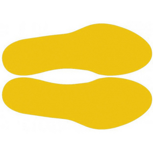 MARQUAGE SOL FLECHE JAUNE L300MM, LOT DE 20