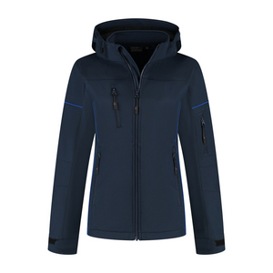 SANTINO SOFTSHELL JAS CURTIS DAMES MARINE/KOBALTBLAUW MT XL