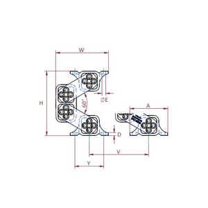 SUPPORT OSCILLANT CH-HL7-110 COMPAS ELASTIQUE