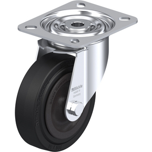 ROULETTE PIVOT. 100KG D.100MM AC BAND.CAOUT 30MM MOY LISSE