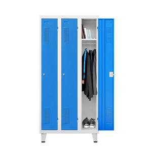 VESTIAIRE 3 C IP 870X500X1800MM MORAILLON DEBRAYABLE -GRIS/BL