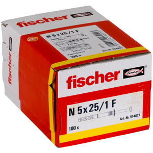 CHEVILLE CLOU NF 5X25/1 UE=100(BOITE) / PRIX DU CENT