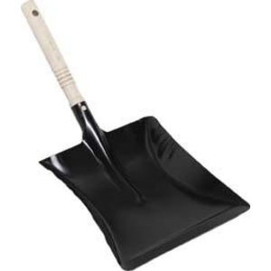 3510200020 Kehrschaufel Metall schwarz 22 cm breit