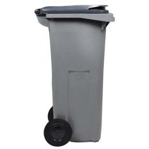 CONTENEUR KOROK 2 ROUES 240L PLASTIQUE GRIS