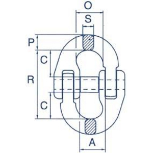 3310012380 Verbindungsglied GK10 D 8mm TK 2500kg