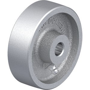 ROUE 250KG D. 80MM 25MM FONTE ROUE MONOBLOC ALESAGE LISSE
