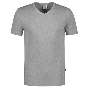 TRICORP T-SHIRT V HALS FIT 101005 GRIJS MELEE MT 3XL
