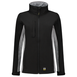 TRICORP SOFTSHELL DAME 402008 ZWART/GRIJS MT M