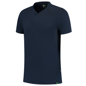 TRICORP T-SHIRT V-HALS RE2050 102701 INKT BLAUW MT XL