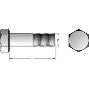 VIS MET 12X40 ZG TH PF CI8 ISO4014 40141240