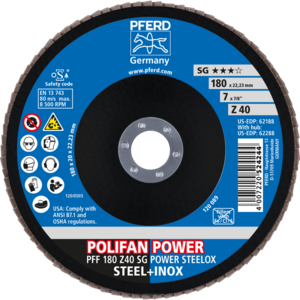 PFERD 67684185 Polifan Pff 180 Z 40 Sg