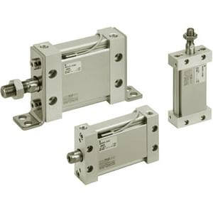 SMC CILINDER MET OVALE ZUIGER MDUB40-75DMZ