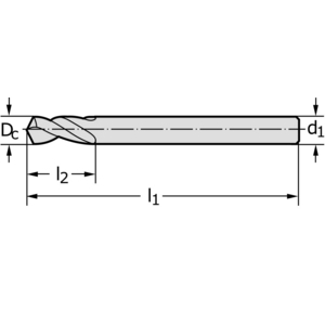 TITEX CENTREERBOOR HSS-NC 90 GRADEN A1115L-12
