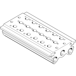 PRS-1/8-6-BB Manifold block