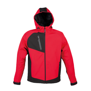 GIUBBOTTO SOFTSHELL MONTEBIANCO ROSSO/BLACK 997452 # L RED/BLACK