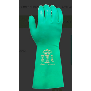 GANT NITRILE VERT 732 T10/XL RESISTE AUX PRODUITS CHIMIQUES